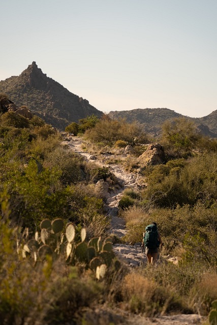 backpacking in superstition mountains az, usa