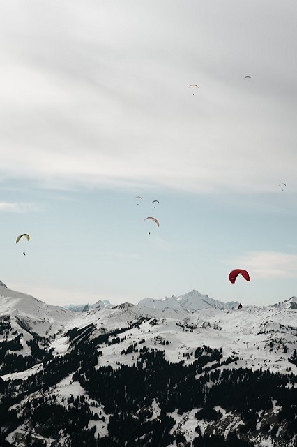 Paragliding Adelboden, Switzerland