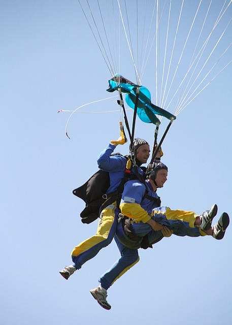 skydiving