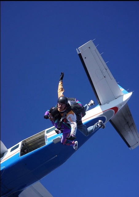 skydiving