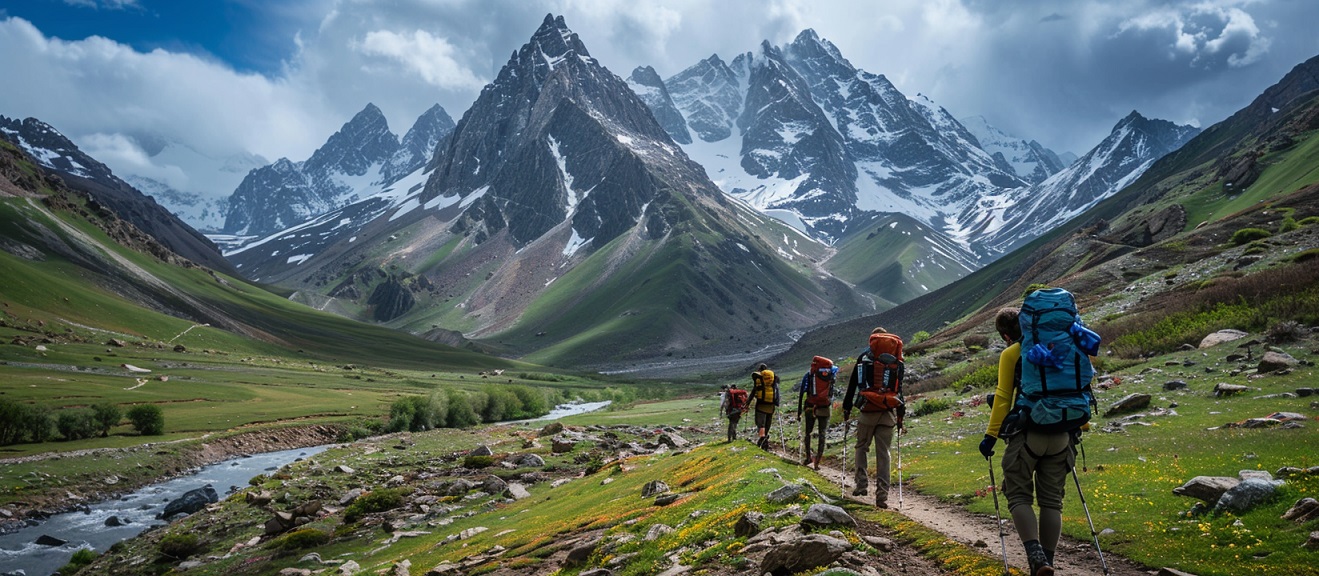 Tulian Lake Trek, Kashmir, India